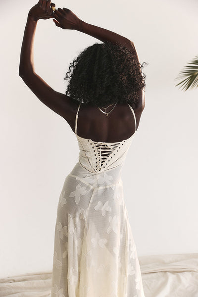 Paulette - Lang corsetkjole