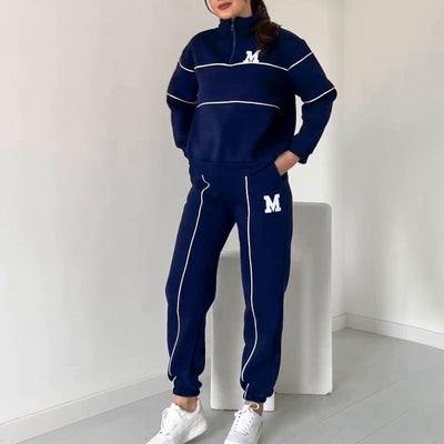 Jade - Linned Casual Hoodie Sæt 2-delt