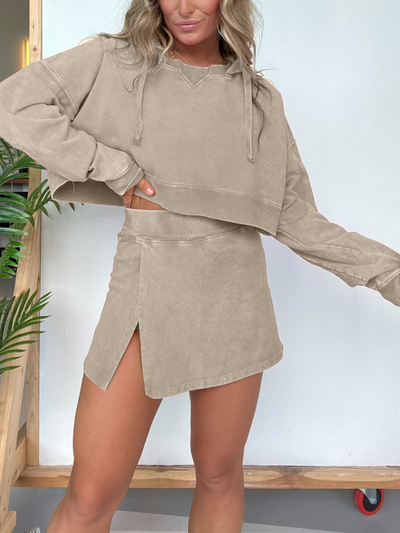 Ashley™ Sweatshirt & Skort sæt