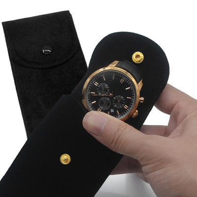 Milo | Premium Ur-rejseetui med Suede-indvendigt for