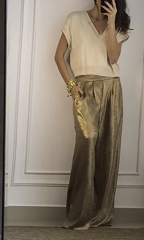 Maelynn™ Elegant sæt med top og bukser