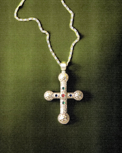 XL Cross Chain i Sølv