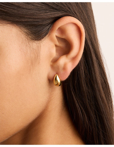 Mato Dråbeøreringe | Guld 18k