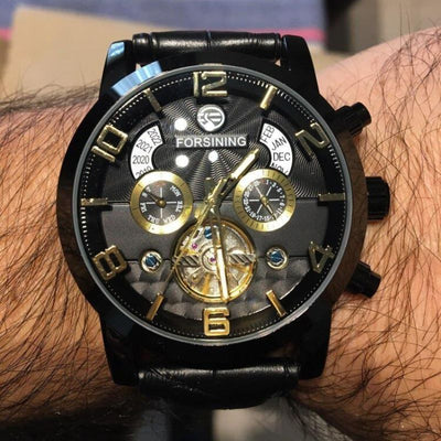 Luksuriøs, mekanisk tourbillon automatisk ur
