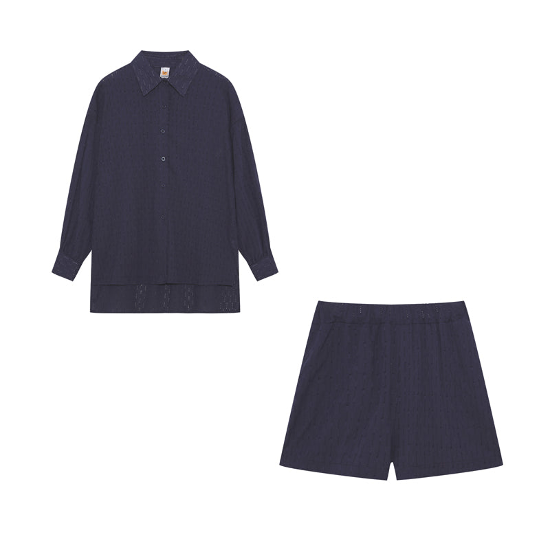 Elizabeth™ - Luftigt Skjorte- og Shorts Sæt