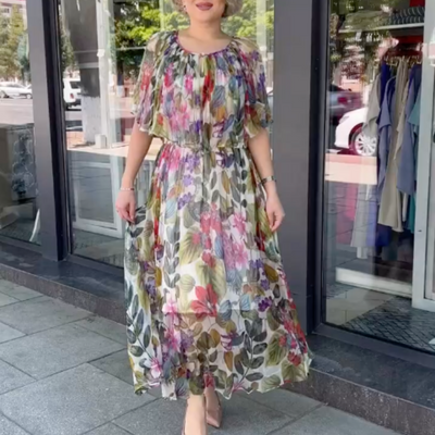 Donna™ - Damens Floral Maxi Kjole