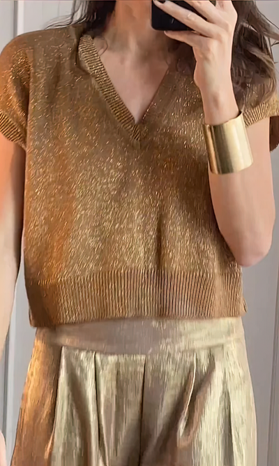 Maelynn™ Elegant sæt med top og bukser