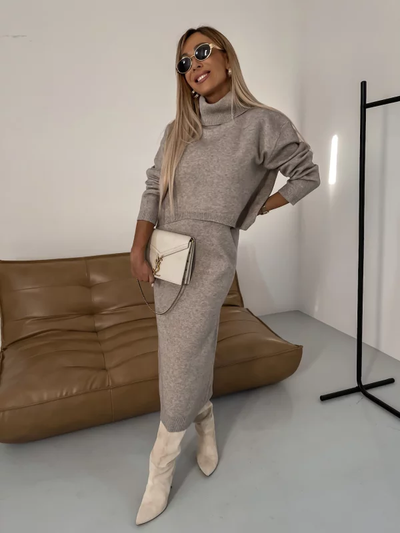 Vinny™ - Pullover-Kjole-Sæt