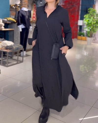 Evite™ - Blødt Stretch-Maxi-Kjole