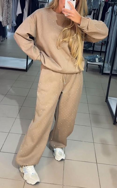 Adela - Diamond Sæt bestående af Pullover og Bukser