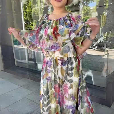Donna™ - Damens Floral Maxi Kjole