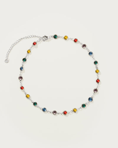 Infinity Choker Halskæde i Sølv