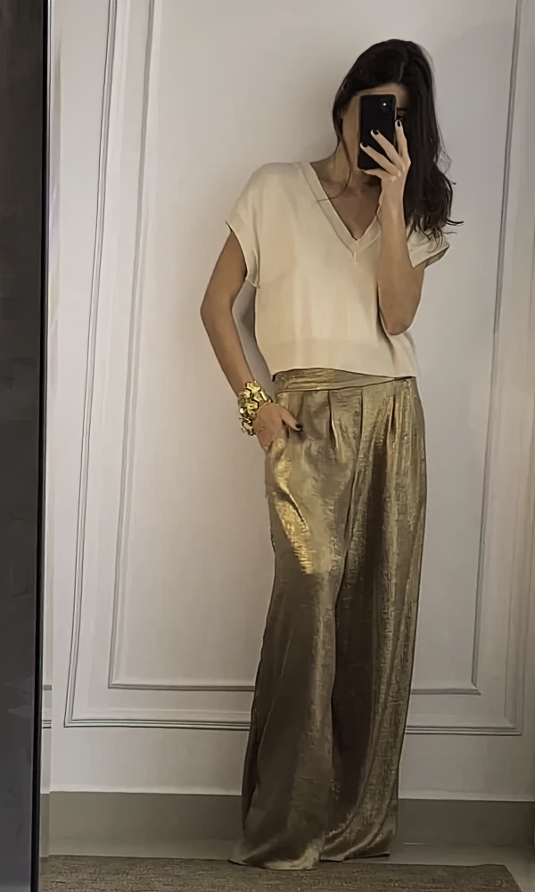 Maelynn™ Elegant sæt med top og bukser