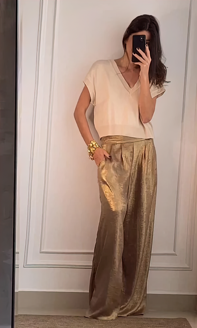 Maelynn™ Elegant sæt med top og bukser