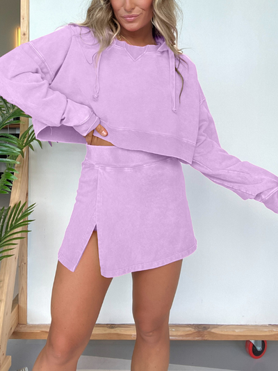 Ashley™ Sweatshirt & Skort sæt