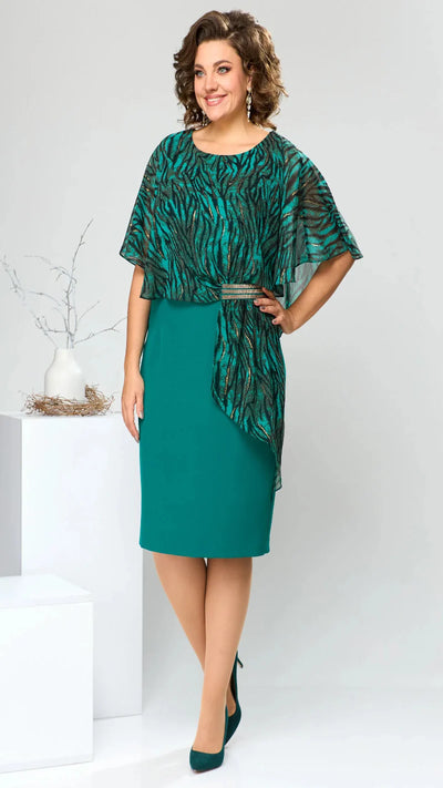 Mirabella Elegant Draperet Kjole