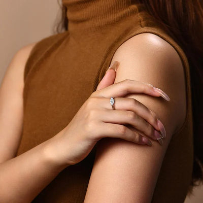 Hailey Playa Tynd Ring | Guld 18k