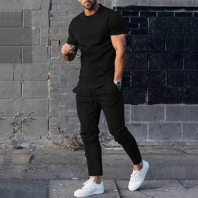 LoungeDuo™ | Sæt med lange bukser og T-shirt
