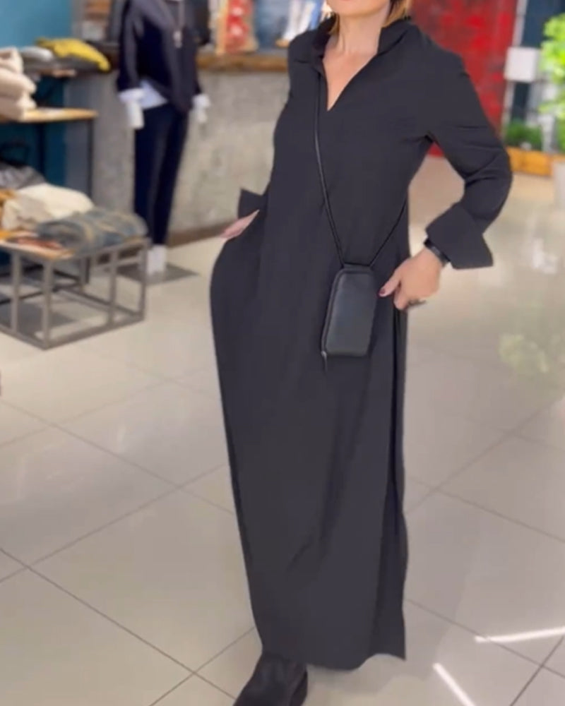 Evite™ - Blødt Stretch-Maxi-Kjole