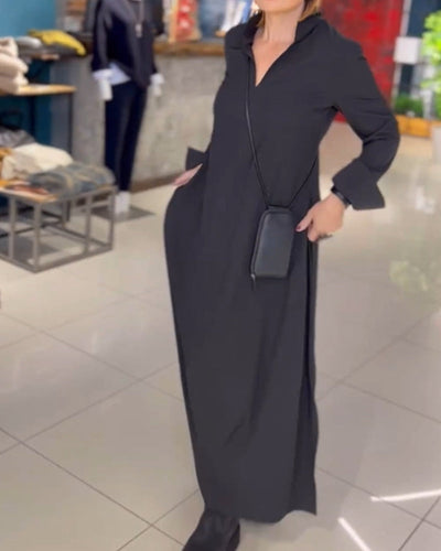 Evite™ - Blødt Stretch-Maxi-Kjole