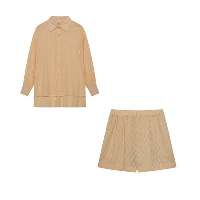 Elizabeth™ - Luftigt Skjorte- og Shorts Sæt