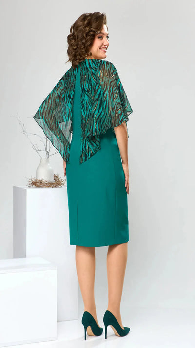 Mirabella Elegant Draperet Kjole