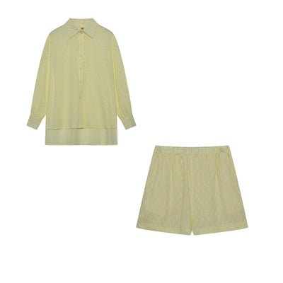 Elizabeth™ - Luftigt Skjorte- og Shorts Sæt