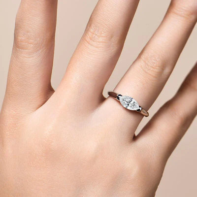 Hailey Playa Tynd Ring | Guld 18k