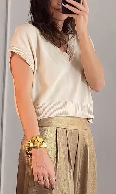 Maelynn™ Elegant sæt med top og bukser