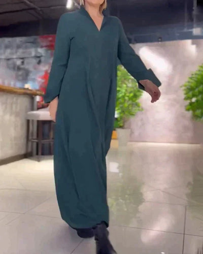 Evite™ - Blødt Stretch-Maxi-Kjole