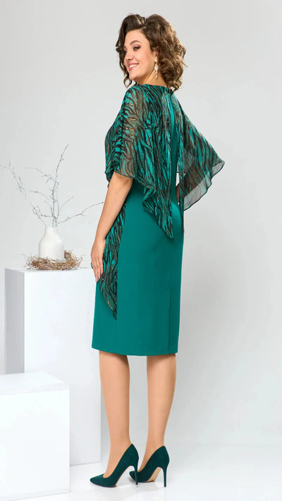 Mirabella Elegant Draperet Kjole