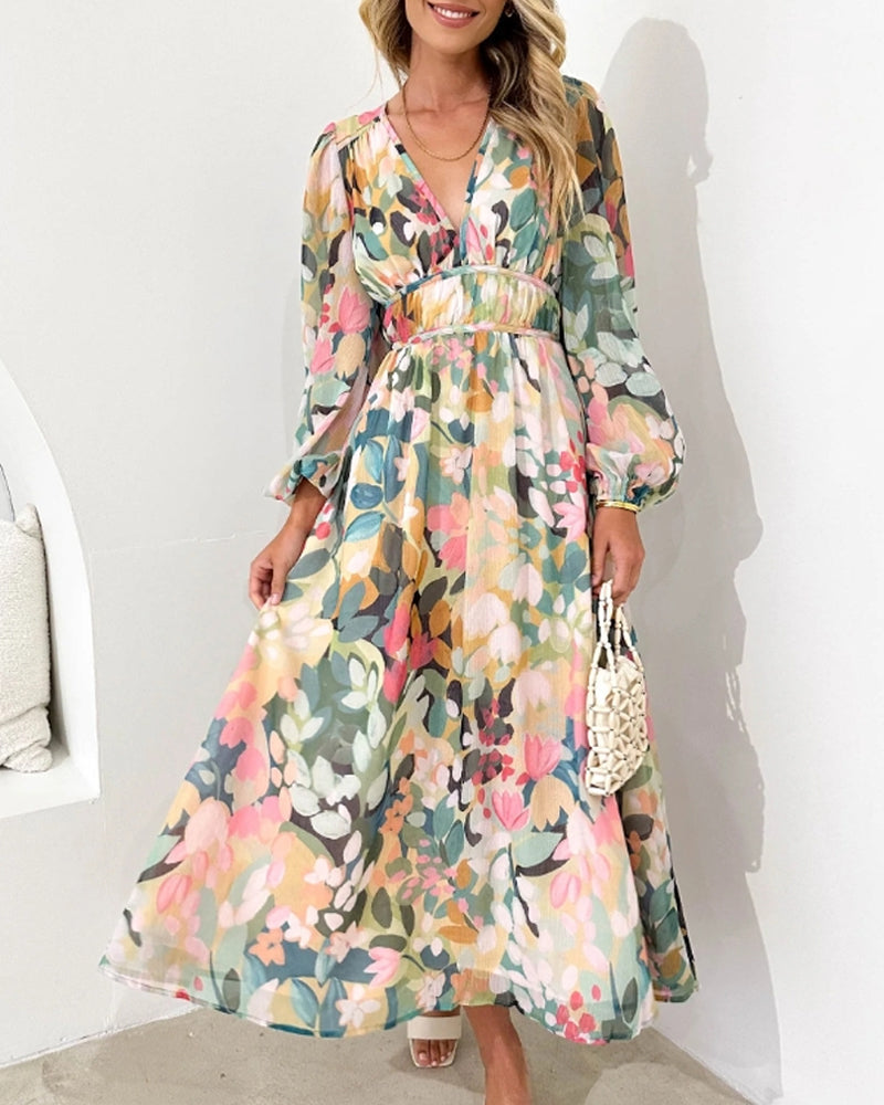 Elvira - Lang boho kjole