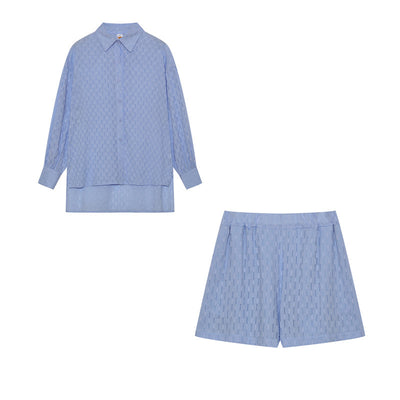 Elizabeth™ - Luftigt Skjorte- og Shorts Sæt