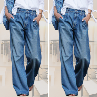 Julissa™ | Komfortable, bredde damestrækkede jeans
