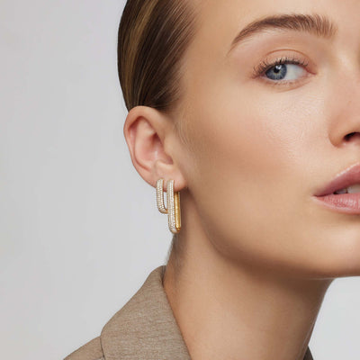Ikon Pavé-Dæk | Guld 18k