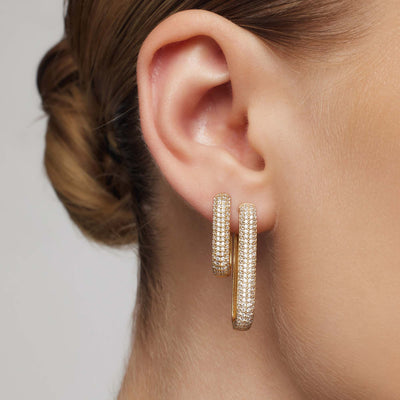 Ikon Pavé-Dæk | Guld 18k