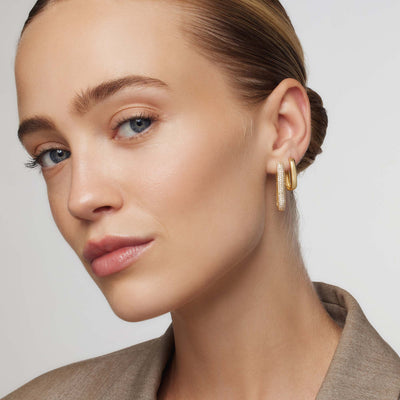 Store Icon Pavé Ringe | Guld 16k