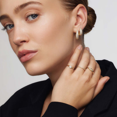 Diamant-Kuppelring | Guld 14k
