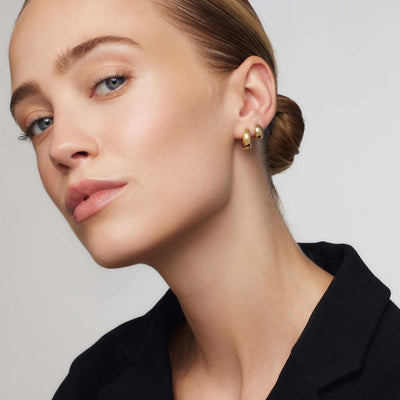 Rue Hoops | Guld 18k