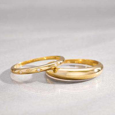 Midi-Kuppelring | Guld 14k