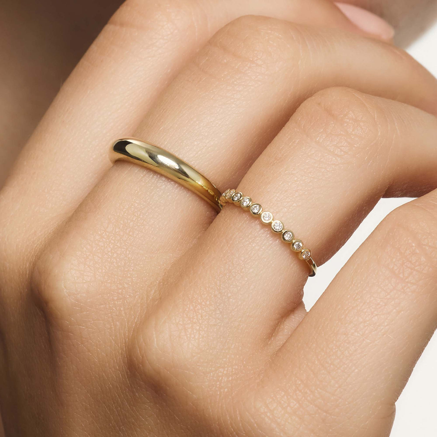 Diamant Blæsering | Guld 14k