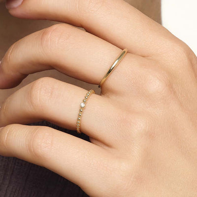 Slank Kuppelring | Guld 14k