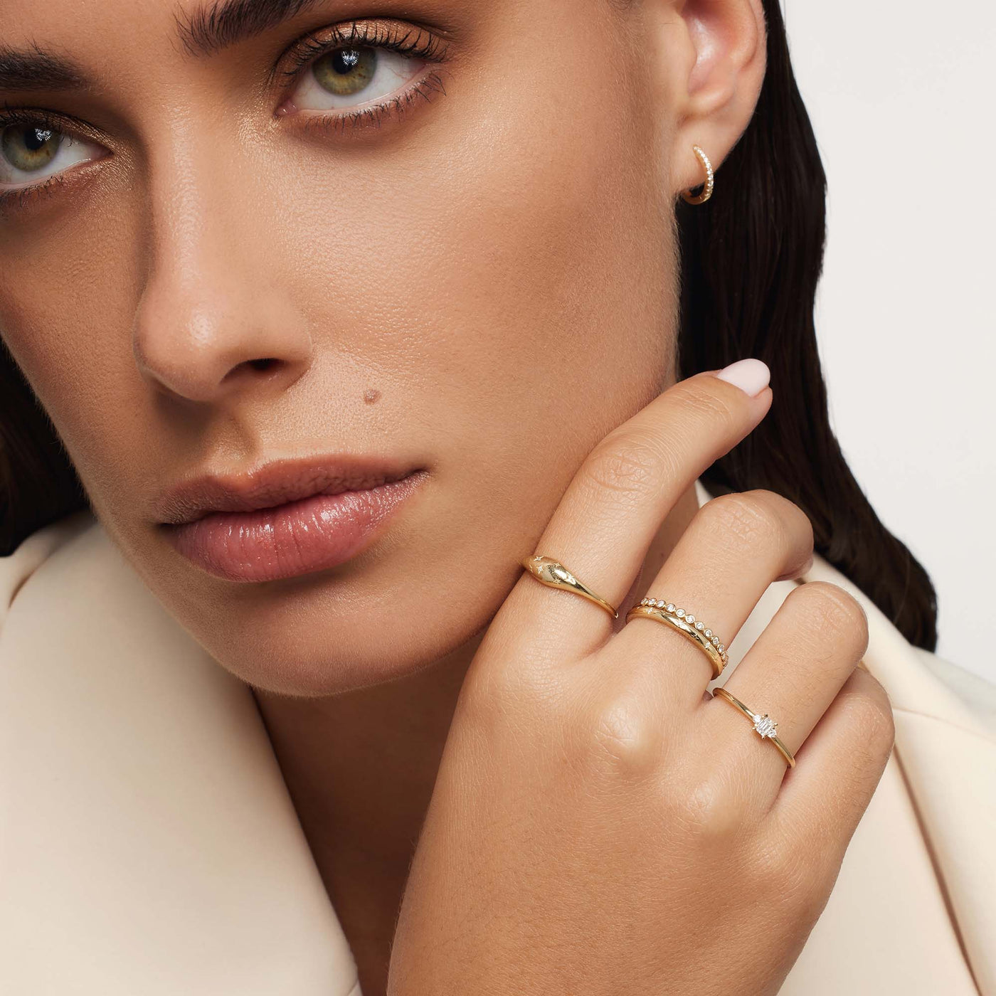 Diamant-Kuppelring | Guld 14k