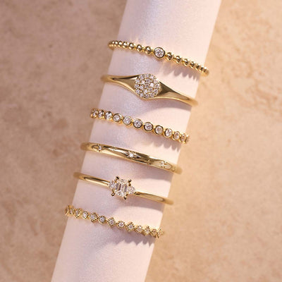 Diamant Blæsering | Guld 14k