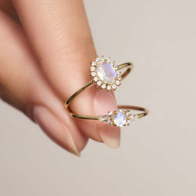 Månestens Muse Ring | Guld 14k