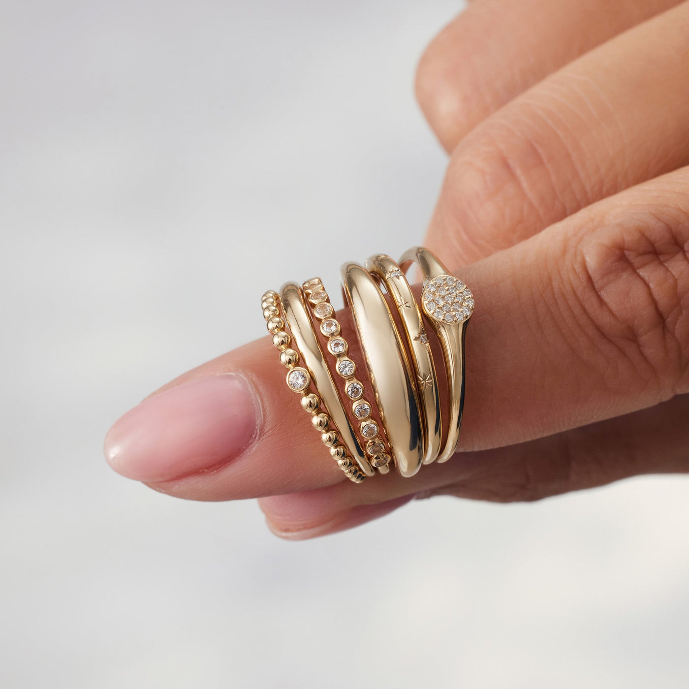 Midi-Kuppelring | Guld 14k