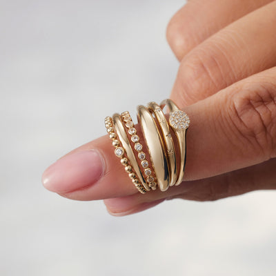 Midi-Kuppelring | Guld 14k