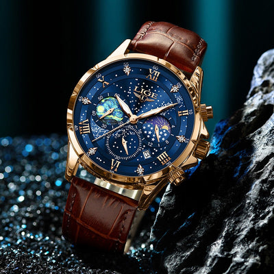 Elegant Mondphasenuhr