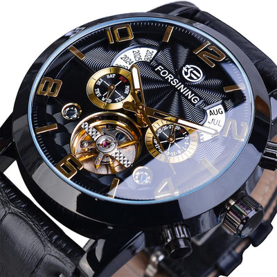 Luksuriøs, mekanisk tourbillon automatisk ur