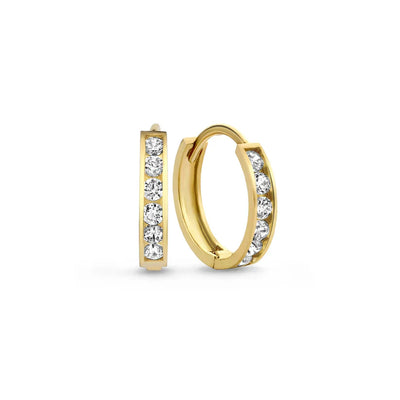 Dara Brillane Øreringe Sæt | Guld 14k